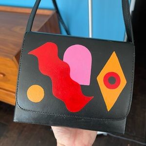 Hand painted Vagabond Shoemakers purse